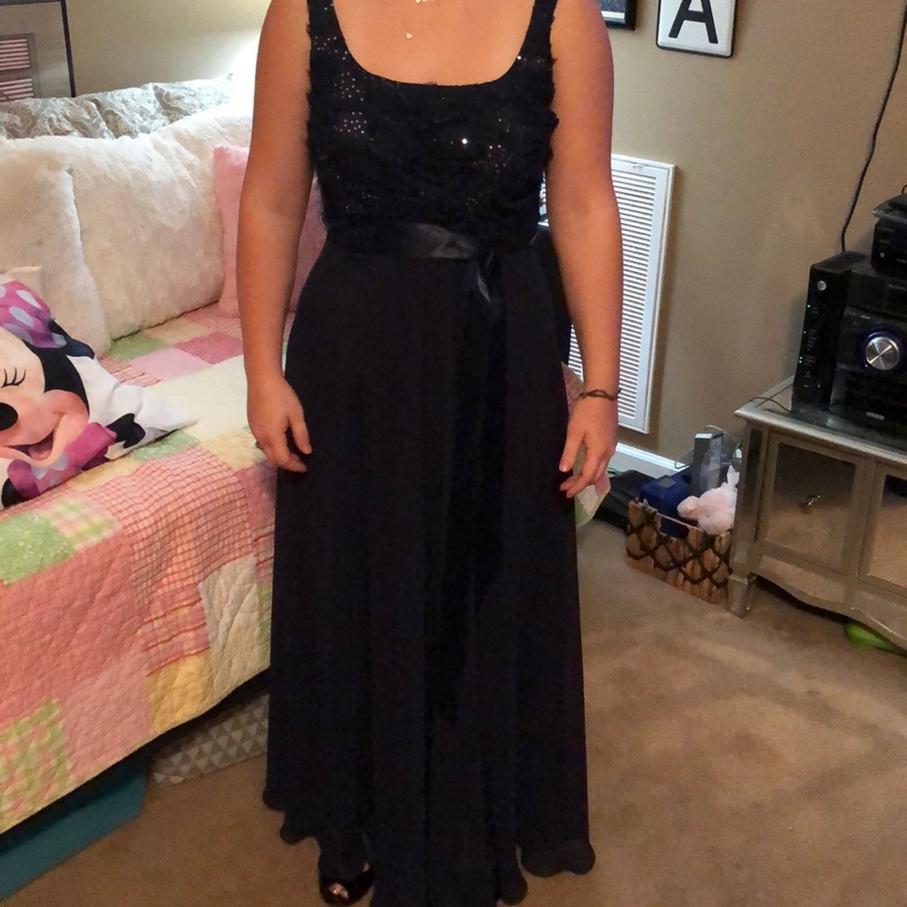 Navy blue formal dress